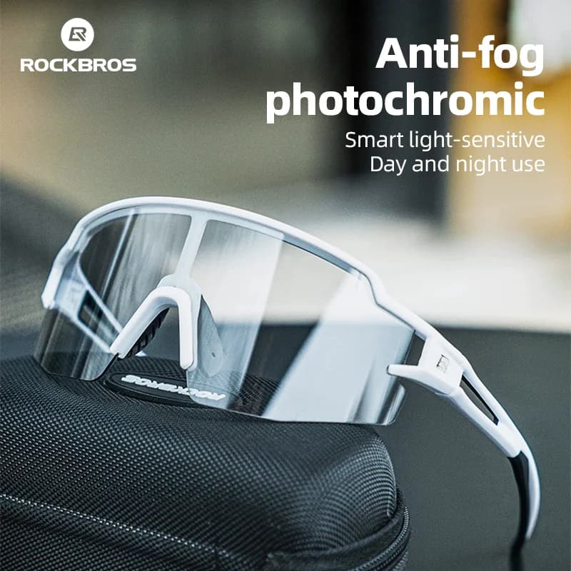 Polaryzacyjne okulary rowerowe z filtrem UV400 i powłoką antyfog