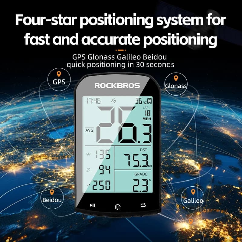Licznik rowerowy GPS z Bluetooth i ANT+