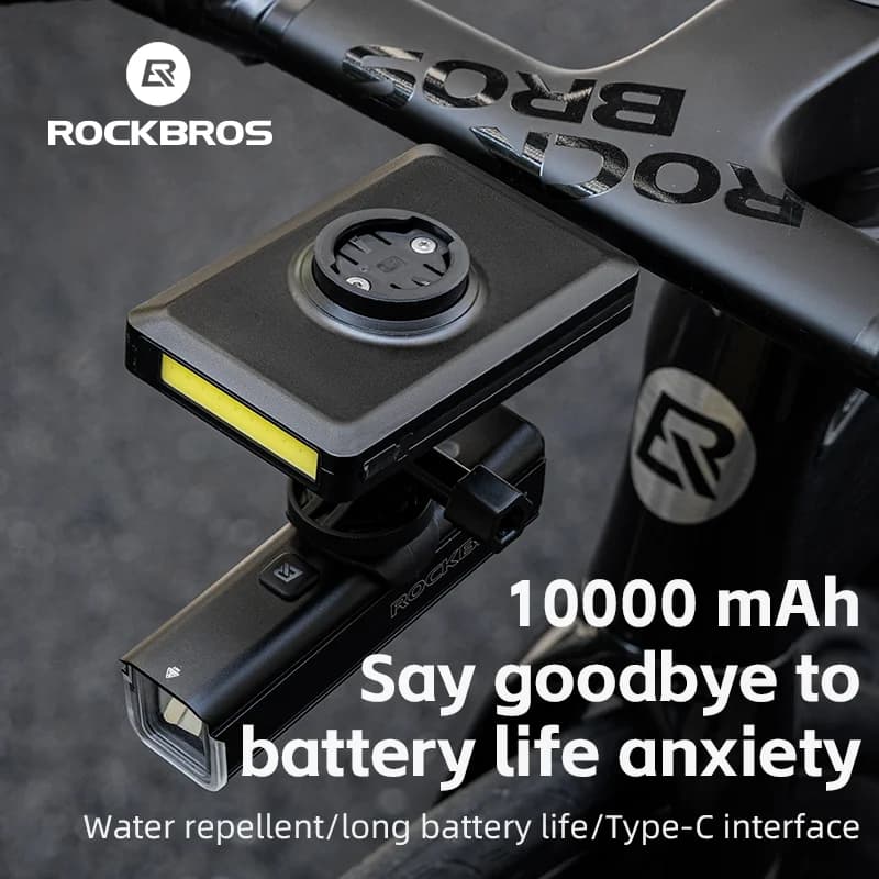 Przednia lampa rowerowa USB 5000mAh z akumulatorem