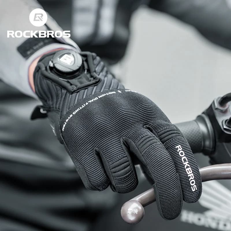 Rękawice MTB z ekranem dotykowym i poduszką SBR